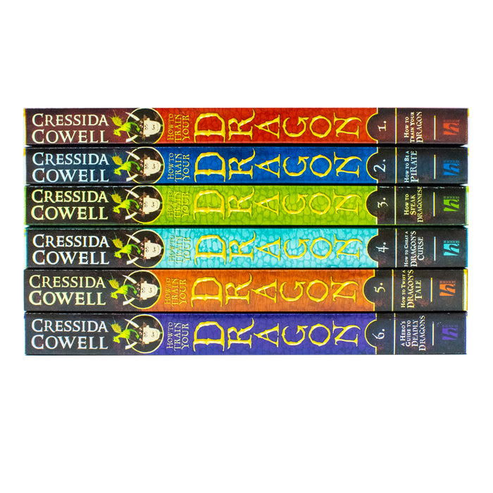How To Train Your Dragon 6 Books Collection Set By ‎Cressida Cowell (Books 1 to 6) - The Book Bundle