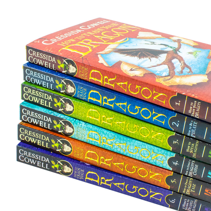 How To Train Your Dragon 6 Books Collection Set By ‎Cressida Cowell (Books 1 to 6) - The Book Bundle