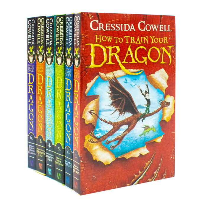 How To Train Your Dragon 6 Books Collection Set By ‎Cressida Cowell (Books 1 to 6) - The Book Bundle
