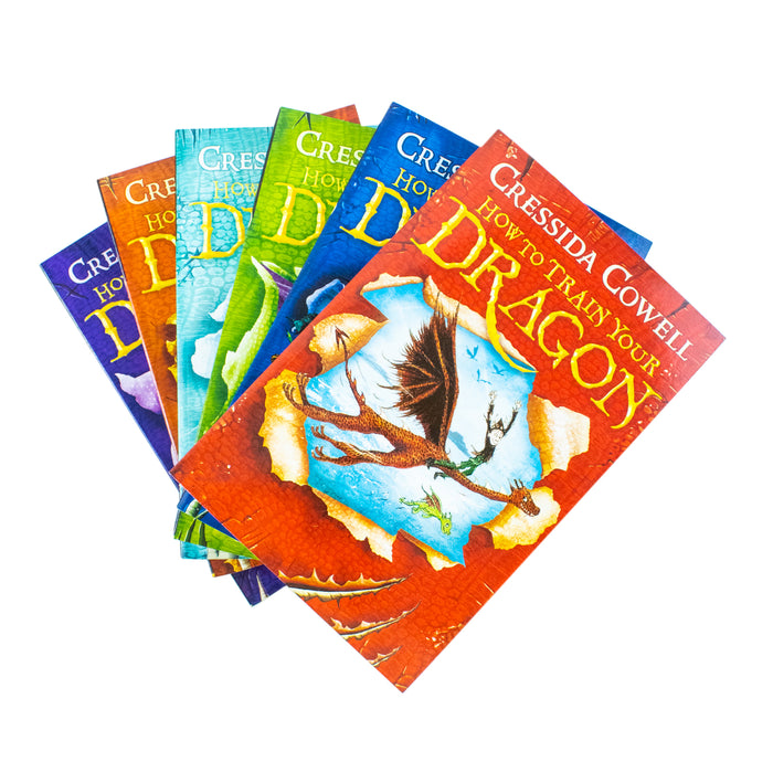 How To Train Your Dragon 6 Books Collection Set By ‎Cressida Cowell (Books 1 to 6) - The Book Bundle