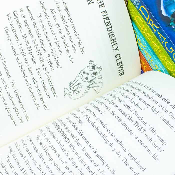 How To Train Your Dragon 6 Books Collection Set By ‎Cressida Cowell (Books 1 to 6) - The Book Bundle