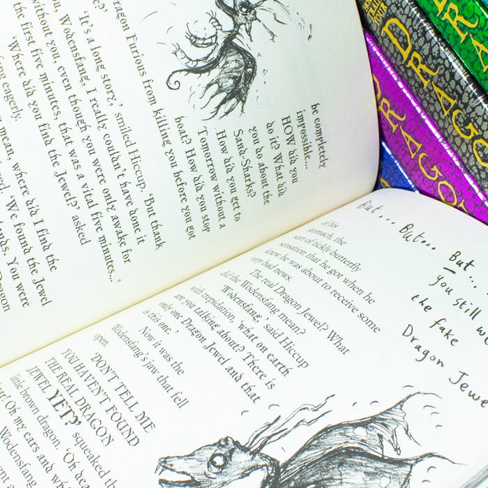 How to Train Your Dragon 6 Books Collection Set By Cressida Cowell (Book 7 to 12) - The Book Bundle