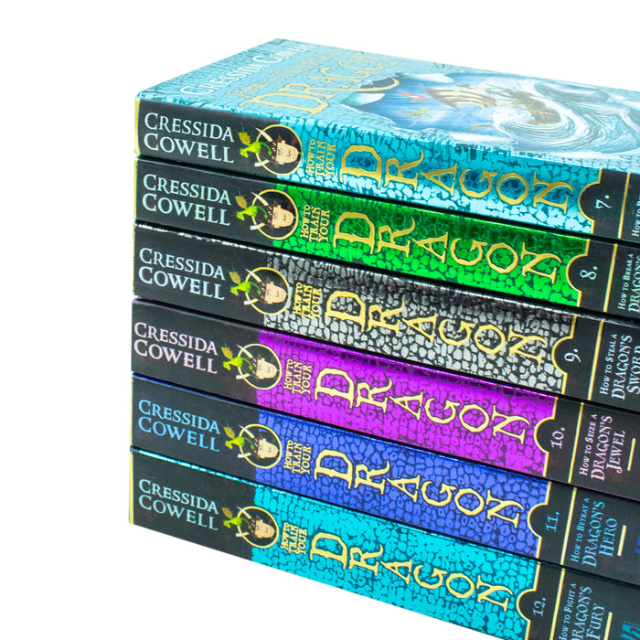 How to Train Your Dragon 6 Books Collection Set By Cressida Cowell (Book 7 to 12) - The Book Bundle