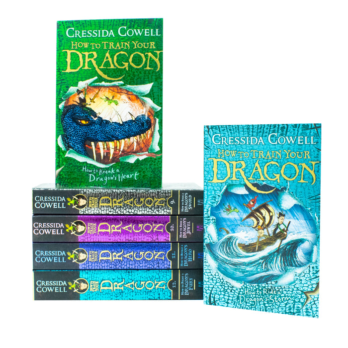 How to Train Your Dragon 6 Books Collection Set By Cressida Cowell (Book 7 to 12) - The Book Bundle