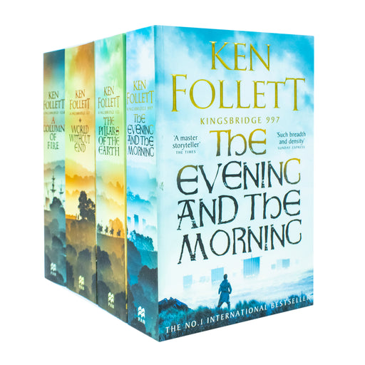 Kingsbridge Novels Collection 4 Books Set By Ken Follett (The Evening and the Morning) - The Book Bundle