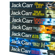 James Reece Series 7 Books collection by Jack Carr, featuring True Believer, Savage Son, and The Devil's Hand, in a set.