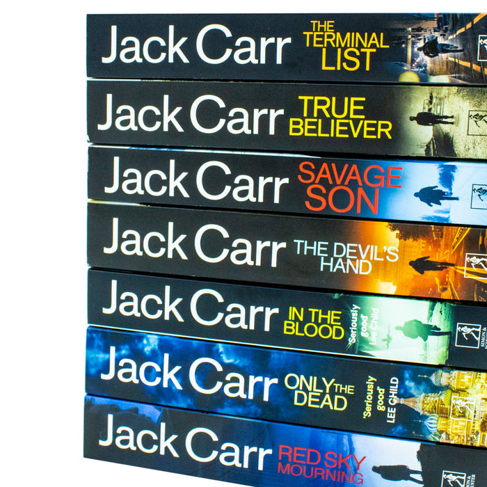 James Reece Series 7 Books Collection Set By Jack Carr True Believer, Savage Son, The Devil's Hand, In the Blood - The Book Bundle