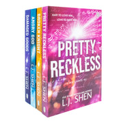 All Saints High Series (Book 1-4) by L. J. Shen 4 Books Collection Set (Pretty Reckless, Broken Knight, Angry God and Damaged Goods) - The Book Bundle