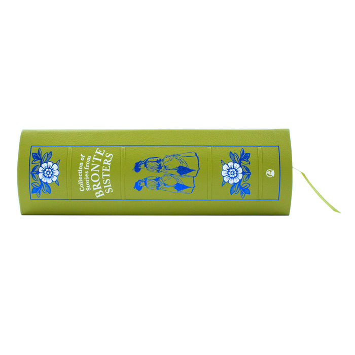 Collection of Stories From Bronte Sisters : Agnes Grey/ The Tenant of Wildfell Hall/ Shirley/ Wuthering Heights (Leather-bound) - The Book Bundle