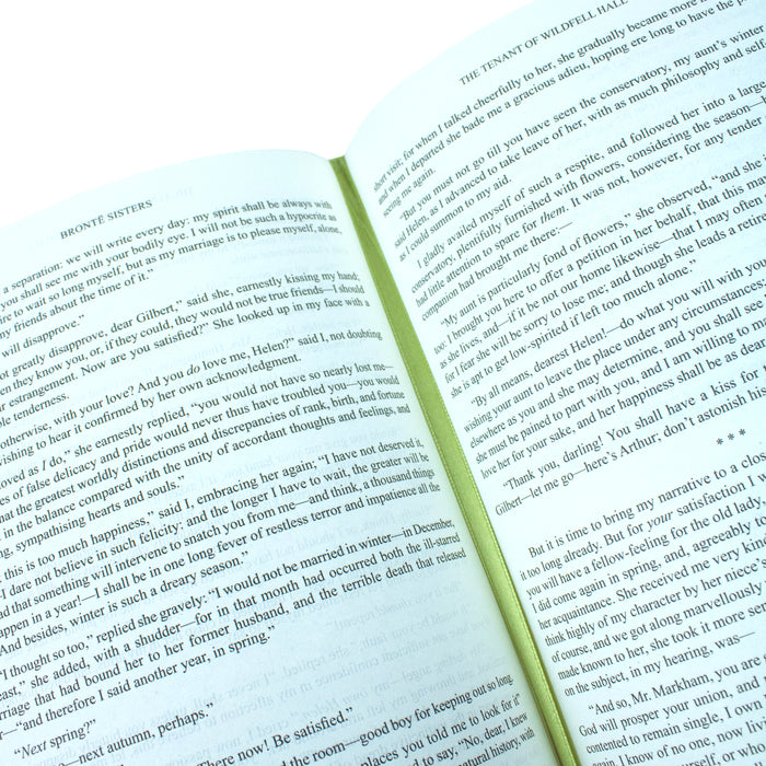 Collection of Stories From Bronte Sisters : Agnes Grey/ The Tenant of Wildfell Hall/ Shirley/ Wuthering Heights (Leather-bound) - The Book Bundle