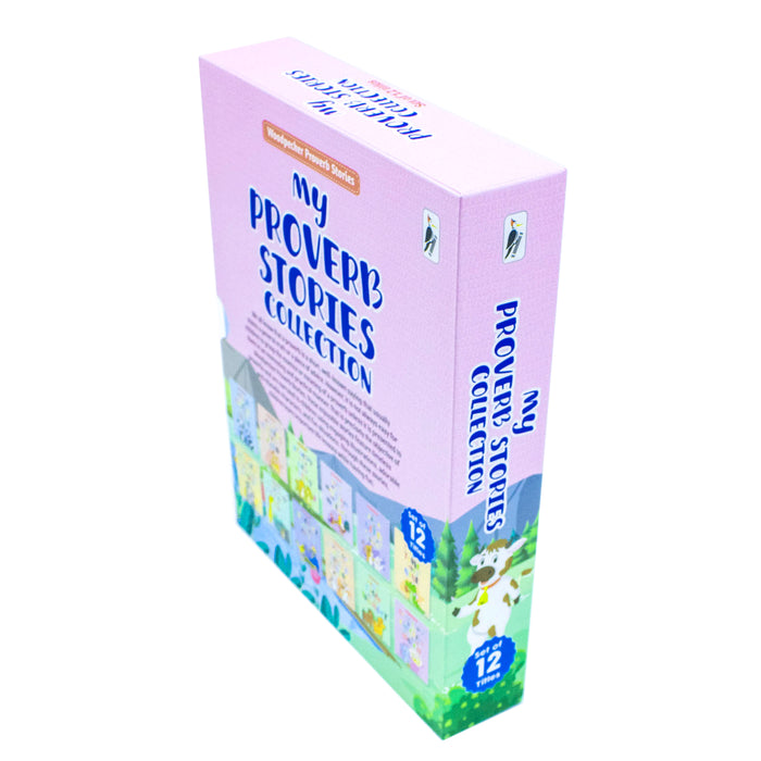 My Proverb Stories Collection (12 Volume Boxed Set) (Honesty is the Best Policy, Better late than Never, Practice Makes Perfect, All That Glitters is not Gold & More) - The Book Bundle