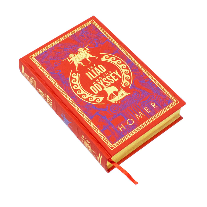 The Iliad and The Odyssey (Deluxe Leather-bound) by Homer - The Book Bundle