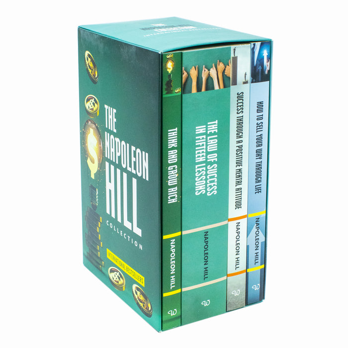 The Napoleon Hill Collection 4 Books Boxed Set (Think and Grow Rich, The Law of Success in Fifteen Lessons) - The Book Bundle