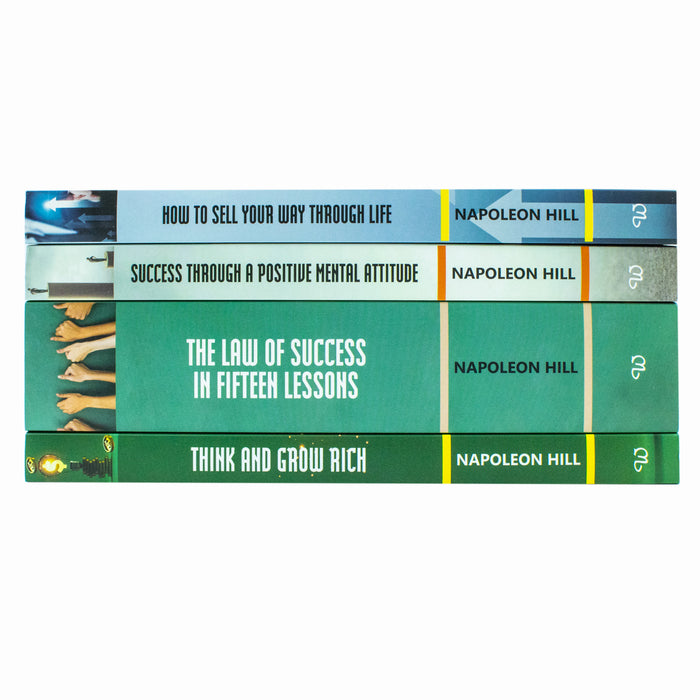 The Napoleon Hill Collection 4 Books Boxed Set (Think and Grow Rich, The Law of Success in Fifteen Lessons) - The Book Bundle