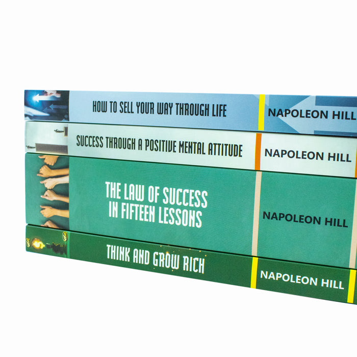 The Napoleon Hill Collection 4 Books Boxed Set (Think and Grow Rich, The Law of Success in Fifteen Lessons) - The Book Bundle