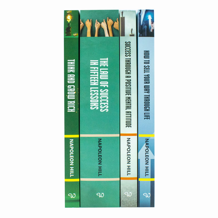 The Napoleon Hill Collection 4 Books Boxed Set (Think and Grow Rich, The Law of Success in Fifteen Lessons) - The Book Bundle