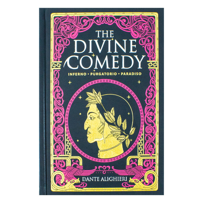 The Divine Comedy: Inferno, Purgatorio, Paradiso by Dante Alighieri (Deluxe Leather-Bound) - The Book Bundle