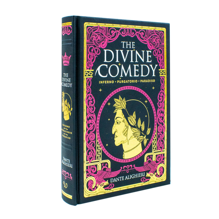 The Divine Comedy: Inferno, Purgatorio, Paradiso by Dante Alighieri (Deluxe Leather-Bound) - The Book Bundle