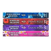 Hardy Billionaires Series by Shain Rose 4-book collection set, including Between Desire and Denia, published by Hachette UK.