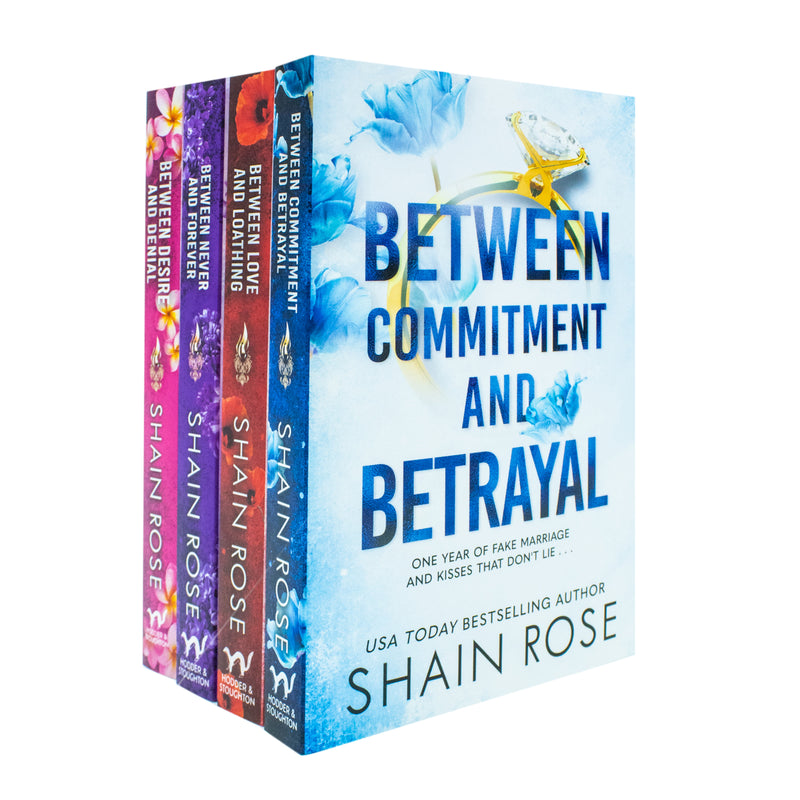 Hardy Billionaires Series by Shain Rose 4-book collection set, including Between Desire and Denia, from Hachette UK.