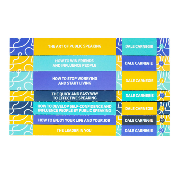 Dale Carnegie Collection 7 Books Set (The Art of Public Speaking, How To Stop Worrying And Start Living, Quick And Easy Way To Effective Speaking, How To Enjoy Your Life and Job, Leader in You) - The Book Bundle