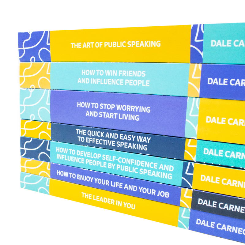 Dale Carnegie Collection 7 Books Set (The Art of Public Speaking, How To Stop Worrying And Start Living, Quick And Easy Way To Effective Speaking, How To Enjoy Your Life and Job, Leader in You) - The Book Bundle