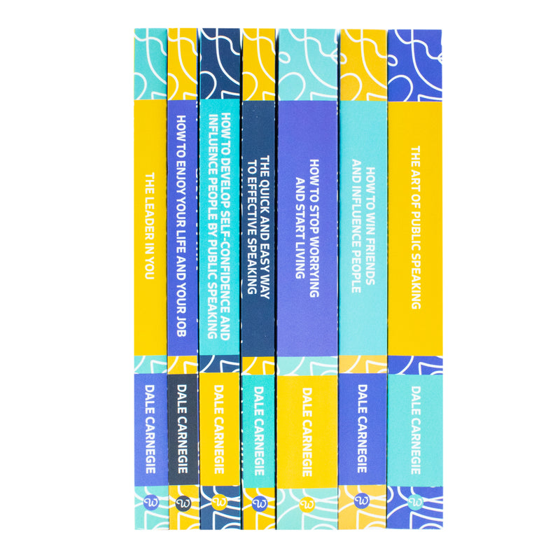 Dale Carnegie Collection 7 Books Set (The Art of Public Speaking, How To Stop Worrying And Start Living, Quick And Easy Way To Effective Speaking, How To Enjoy Your Life and Job, Leader in You) - The Book Bundle