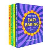Chetna Makan 4 books collection set by Mitchell Beazley featuring Indian recipes, easy baking, and healthy Indian cooking.