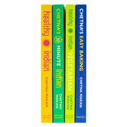 Set of four Chetna Makan Indian cooking and baking books by Mitchell Beazley, featuring healthy, easy recipes and 30-minute meals.
