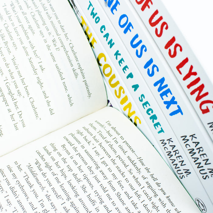 Karen M McManus Collection 6 Books Set One Of Us Is Lying, Nothing More to Tell - The Book Bundle