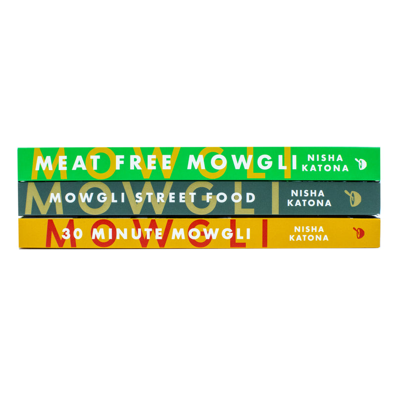 Nisha Katona Collection 3 Books Set (30 Minute Mowgli, Mowgli Street Food, Meat Free Mowgli) - The Book Bundle