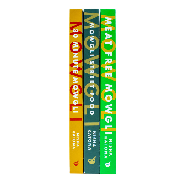 Nisha Katona Collection 3 Books Set (30 Minute Mowgli, Mowgli Street Food, Meat Free Mowgli) - The Book Bundle