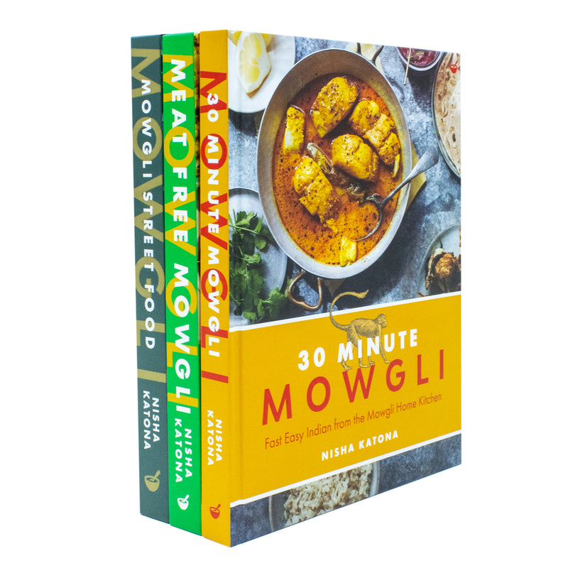 Nisha Katona Collection 3 Books Set (30 Minute Mowgli, Mowgli Street Food, Meat Free Mowgli) - The Book Bundle