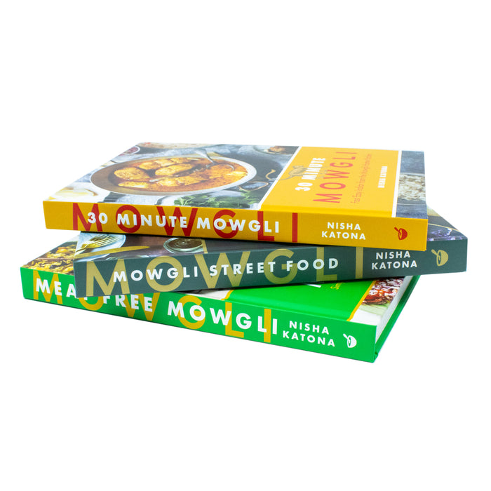 Nisha Katona Collection 3 Books Set (30 Minute Mowgli, Mowgli Street Food, Meat Free Mowgli) - The Book Bundle