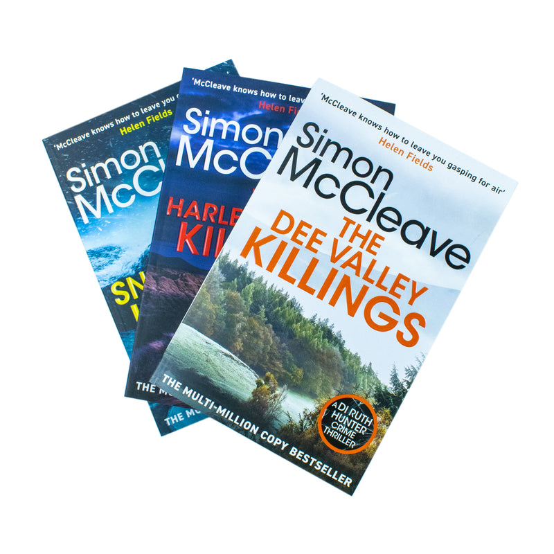 DI Ruth Hunter Series 3 Books Collection Set By Simon McCleave (Snowdonia Killings, Harlech Beach Killings, Dee Valley Killings) - The Book Bundle