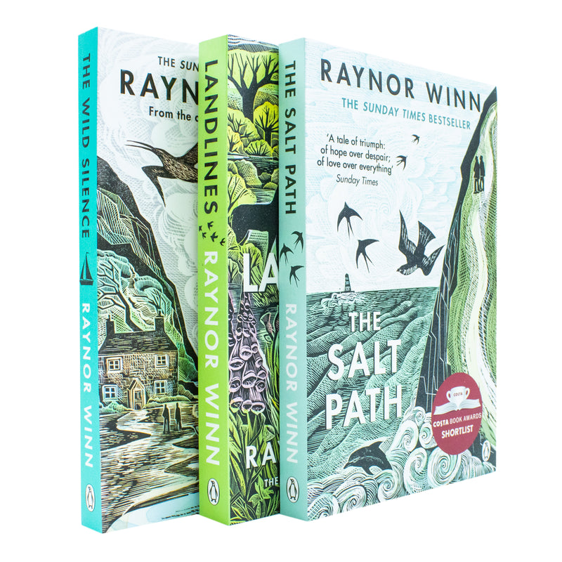 Raynor Winn Collection 3 Books Set (The Wild Silence, The Salt Path, Landlines) - The Book Bundle