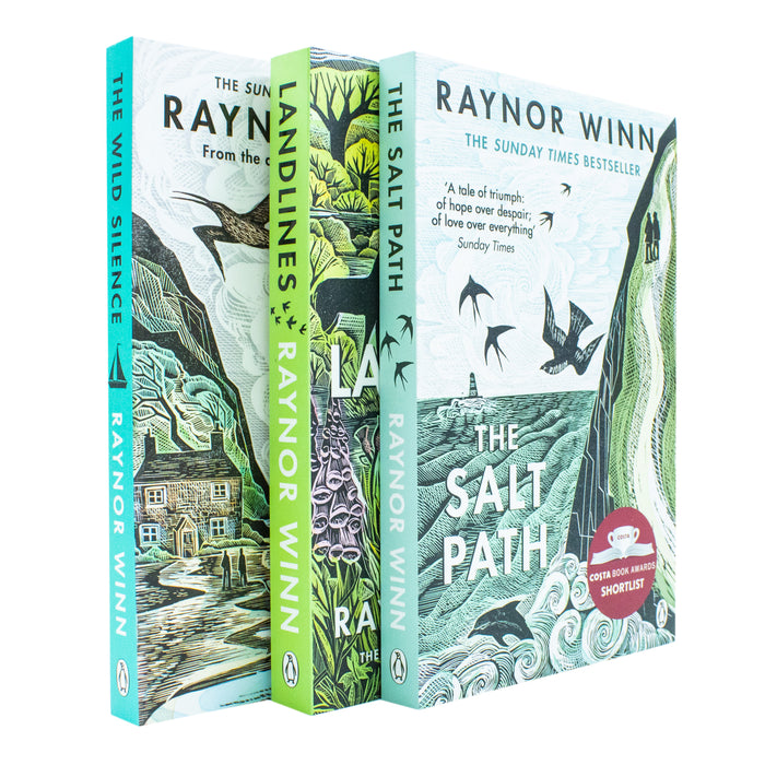 Raynor Winn Collection 3 Books Set (The Wild Silence, The Salt Path, Landlines) - The Book Bundle