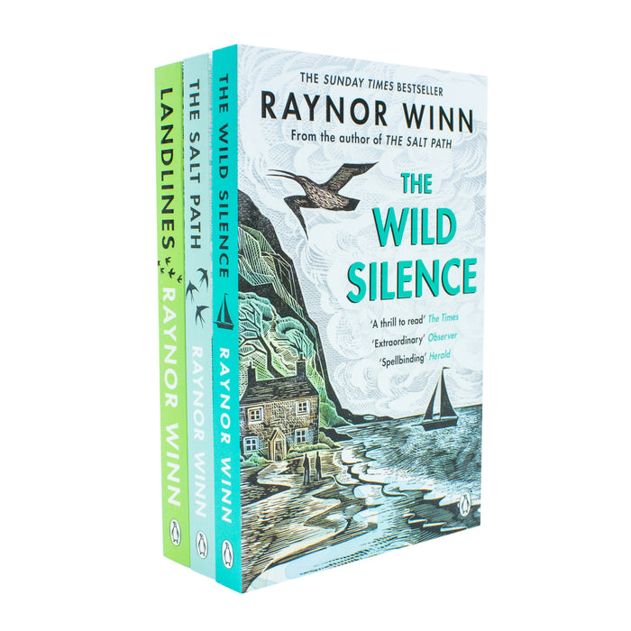 Raynor Winn Collection 3 Books Set (The Wild Silence, The Salt Path, Landlines) - The Book Bundle