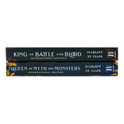 Adrian X Isolde Series Collection 2 Books Set By Scarlett St Clair (King of Battle and Blood, Queen of Myth and Monsters) - The Book Bundle