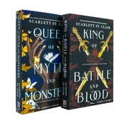 Adrian X Isolde Series Collection 2 Books Set By Scarlett St Clair (King of Battle and Blood, Queen of Myth and Monsters) - The Book Bundle