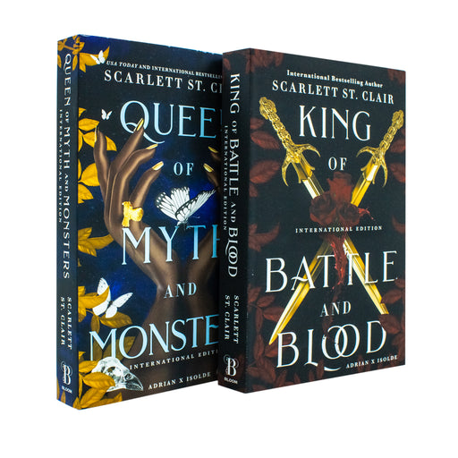 Adrian X Isolde Series Collection 2 Books Set By Scarlett St Clair (King of Battle and Blood, Queen of Myth and Monsters) - The Book Bundle