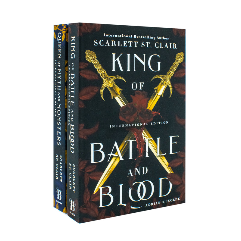 Adrian X Isolde Series Collection 2 Books Set By Scarlett St Clair (King of Battle and Blood, Queen of Myth and Monsters) - The Book Bundle