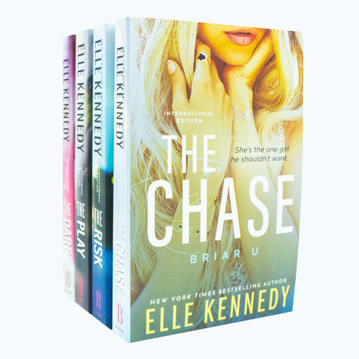 Briar U Series Books 1 - 4 Collection Set by Elle Kennedy (The Chase, The Risk, The Play & The Dare) - The Book Bundle