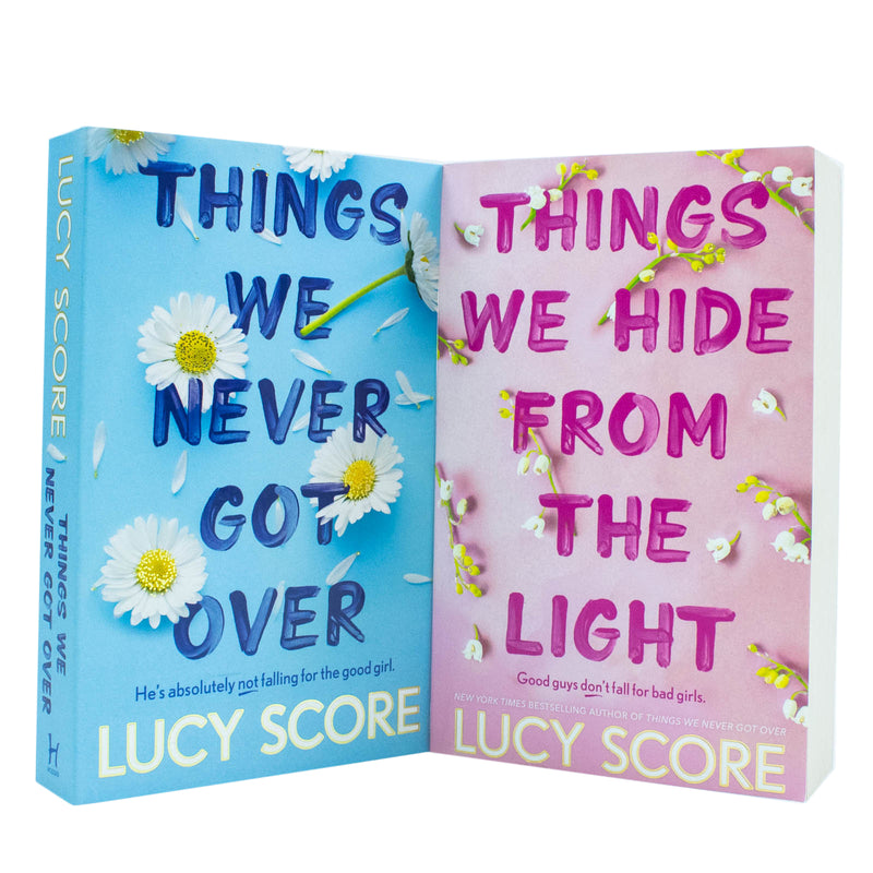 Lucy Score Knockemout Series Collection 2 Books Set (Things We Never Got Over, Things We Hide From The Light) - The Book Bundle