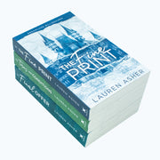 Lauren Asher Dreamland Billionaires Series 3-book set by Piatkus featuring The Fine Print, Terms and Conditions, and Final Offer books.