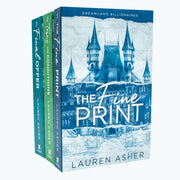 Lauren Asher Dreamland Billionaires Series 3-book set including The Fine Print, Terms and Conditions, and Final Offer by Piatkus.