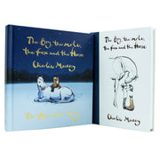 Charlie Mackesy hardcover book set featuring Boy, Mole, Fox, and Horse from the Charlie Mackesy Collection, two books in a set.