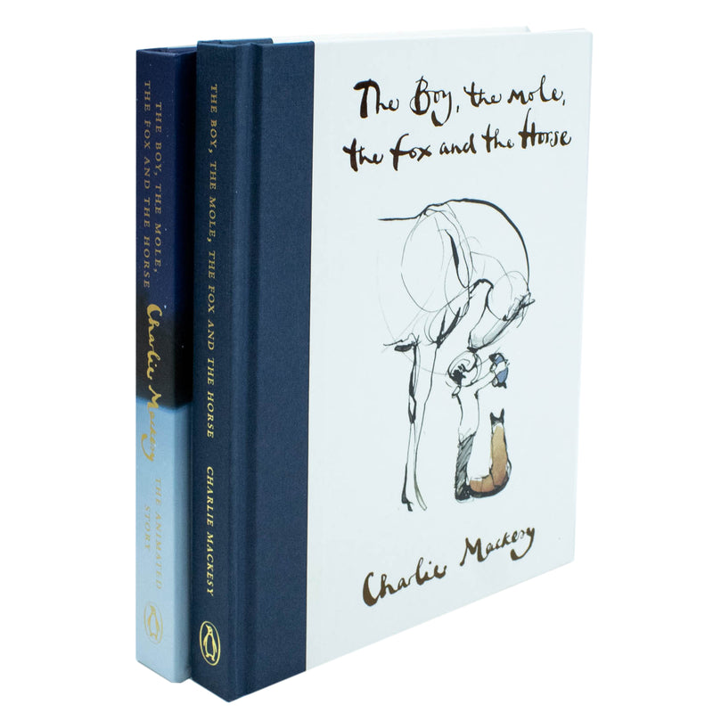 Charlie Mackesy Collection 2 hardcover books set featuring Boy, Mole, Fox, and Horse characters from the Ebury Press edition.