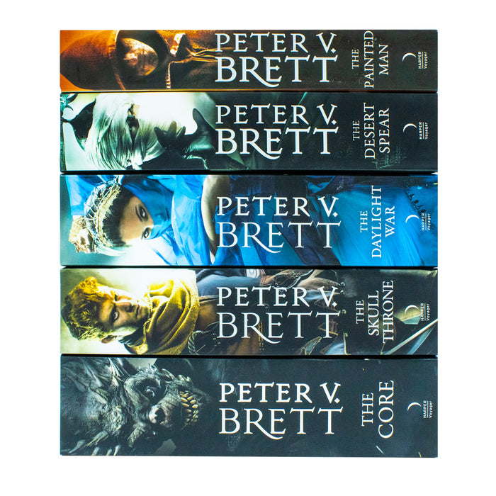 Peter V. Brett Collection 5 Books Set The Demon Cycle Series Fiction - The Book Bundle