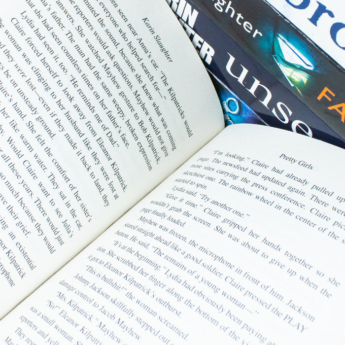 Will Trent Series Karin Slaughter Collection 7 Books Set (Fallen, Unseen, Broken, Fractured, Triptych, Pretty Girls, Cop Town) - The Book Bundle